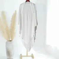 Solid Color Middle East Dubai Turkey Solid Color Single Layer High Elastic Wrinkle Turban Scarf main image 4