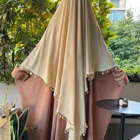 Solid Color Middle East Dubai Turkey Solid Color Single Layer Double Layer Three Layer Sequined Tassel Headscarf main image 1