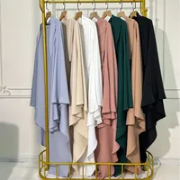 Solid Color Middle East Dubai Turkey Solid Color Single Layer Double Layer Three Layer Scarf main image 1