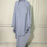 Solid Color Middle East Dubai Turkey Solid Color Single Layer Double Layer Three Layer Scarf main image 4
