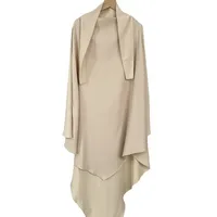 Solid Color Middle East Dubai Turkey Solid Color Single Layer Double Layer Three Layer Scarf main image 5