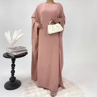 Foreign Trade Women's Muslim Clothing Abaya Waist Bat Sleeve Dress Waist Bat Sleeve Dress main image 1