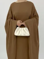 Foreign Trade Women's Muslim Clothing Abaya Waist Bat Sleeve Dress Waist Bat Sleeve Dress sku image 11