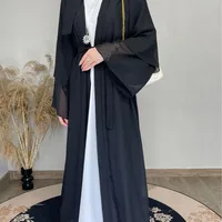 Solid Color Cardigan Coat Soft Elegant Chiffon Plus Size Women's Dress Simple Cardigan main image 1
