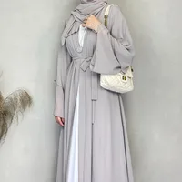 Solid Color Cardigan Coat Soft Elegant Chiffon Plus Size Women's Dress Simple Cardigan main image 2