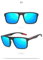 P0089 Fashion Men's Driving Polarized Sunglasses Outdoor Leisure Sunglasses  Travel Sunglasses P0101 sku image 7