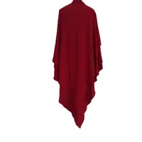 Solid Color Middle East Dubai Turkey Solid Color Double Layer High Elastic Wrinkle Turban Scarf main image 5