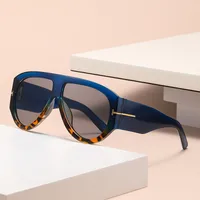 Pilot T Toad Sunglasses Women's   Personality Large Frame Glasses Fashionable Simple Men's Sunglasses main image 3
