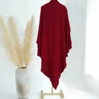 Solid Color Middle East Dubai Turkey Solid Color Double Layer High Elastic Wrinkle Turban Scarf sku image 4