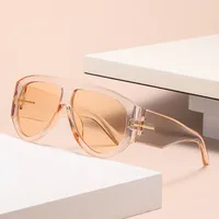 Pilot T Toad Sunglasses Women's   Personality Large Frame Glasses Fashionable Simple Men's Sunglasses sku image 7