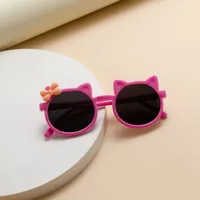 Kids Sunglasses Wholesale Cute Bowknot Cartoon Childlike Sunglasses Sun-proof Girls Sunglasses Multicolor In Stock main image 3