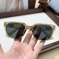 Internet Popular Street Photoshoot Sunglasses Women's Anti-ultraviolet Sunglasses Men's Fashionable All-match Concave Shape Large Frame Slimming Sunshade Glasses main image 3