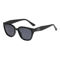 Internet Popular Street Photoshoot Sunglasses Women's Anti-ultraviolet Sunglasses Men's Fashionable All-match Concave Shape Large Frame Slimming Sunshade Glasses main image 5