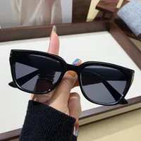 Internet Popular Street Photoshoot Sunglasses Women's Anti-ultraviolet Sunglasses Men's Fashionable All-match Concave Shape Large Frame Slimming Sunshade Glasses sku image 1