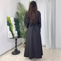 Middle East Dubai Turkey Multi-color Plus Size Women's Basic Casual Dress main image 2