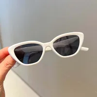 Children's New Sunglasses Simple Frame Color Men And Women Treasure Han Feng Ins Round Frame Sunglasses Clear Travel Style sku image 4