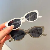 Children's New Sunglasses Simple Frame Color Men And Women Treasure Han Feng Ins Round Frame Sunglasses Clear Travel Style sku image 8
