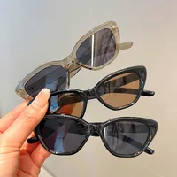 Children's New Sunglasses Simple Frame Color Men And Women Treasure Han Feng Ins Round Frame Sunglasses Clear Travel Style sku image 10