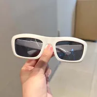 Children's New Sunglasses Simple Frame Color Men And Women Treasure Han Feng Ins Round Frame Sunglasses Clear Travel Style sku image 4