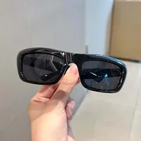 Children's New Sunglasses Simple Frame Color Men And Women Treasure Han Feng Ins Round Frame Sunglasses Clear Travel Style sku image 6