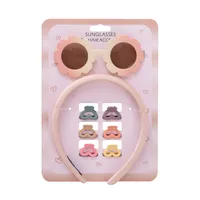 Children's Color Sunglasses Hairpin Suit   Children Sunshade Glasses Hairpin Suit Manufacturers Wholesale sku image 2
