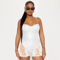 Women's Daily Street Streetwear Solid Color Shorts Rompers main image 4