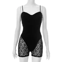 Women's Daily Street Streetwear Solid Color Shorts Rompers sku image 2