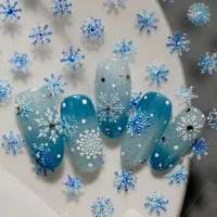 Princess Romantic Sweet Snowflake Nail Stickers Nail Sticker main image 3