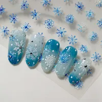 Princess Romantic Sweet Snowflake Nail Stickers Nail Sticker main image 1