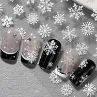 Princess Romantic Sweet Snowflake Nail Stickers Nail Sticker main image 4