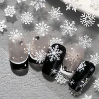 Princess Romantic Sweet Snowflake Nail Stickers Nail Sticker sku image 2