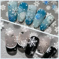 Princess Romantic Sweet Snowflake Nail Stickers Nail Sticker main image 8