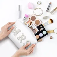 Modern Style Sweet Letter Pu Leather Makeup Bags main image 1