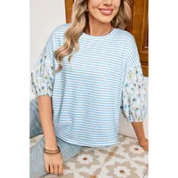 Summer New Style Women's Round Neck Half Sleeve T-shirt Fashionable Printed Casual Loose Fit Five Sleeve Length Polyester Lycra main image 1