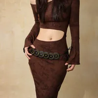 Retro Rivet Waist Belt Bohemian Decorative Knot Waist Coat For Skirts And Pants Multi-Functional Accessories Suitable For Office Date Vacation main image 1