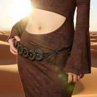 Retro Rivet Waist Belt Bohemian Decorative Knot Waist Coat For Skirts And Pants Multi-Functional Accessories Suitable For Office Date Vacation main image 4