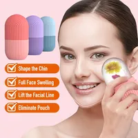 Facial Ice Roller Cold Mask Relief Tool Silicone Material Facial Swelling Reduction Beauty Enhancement Face Slimming Device main image 2