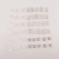 50PCs Hot DIY Wig Decorations, Dreadlocks Ornament Accessories, Iron Hoop Hollow Hair Extension Ring Circle, Barrettes Accessories main image 3