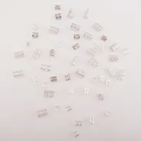 50PCs Hot DIY Wig Decorations, Dreadlocks Ornament Accessories, Iron Hoop Hollow Hair Extension Ring Circle, Barrettes Accessories main image 4