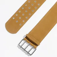 Casual Retro Punk Street Fashion Suede Waist Chain Decorative Skirt Pants Belt Three Button Geometric Pattern Adult Women's Accessories main image 10