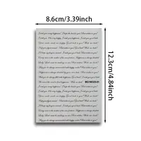 Modern Style Simple Style Classic Style Letter Nail Decals Nail Stickers Nail Sticker main image 2