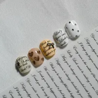 Modern Style Simple Style Classic Style Letter Nail Decals Nail Stickers Nail Sticker main image 4
