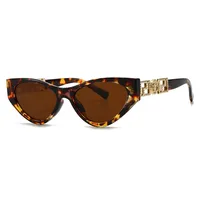 Unisex Cat Eye Sunglasses Fashionable Street Style Narrow Trendy Women Men Eyewear Show Off Casual Polarized UV400 All Seasons main image 2