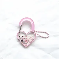 Acrylic Keychain Cartoon Character Pendant Metal Acrylic Key Ring Cute Sweet Casual Style Suitable For Daily Party Holiday Use main image 5