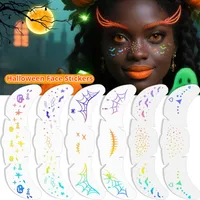 New Arrival Laser Halloween Freckle Tattoo Sticker Waterproof Freckle Stickers Face Pasters Wansheng Dark Party Makeup Stickers main image 3