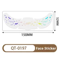 New Arrival Laser Halloween Freckle Tattoo Sticker Waterproof Freckle Stickers Face Pasters Wansheng Dark Party Makeup Stickers sku image 5