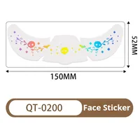 New Arrival Laser Halloween Freckle Tattoo Sticker Waterproof Freckle Stickers Face Pasters Wansheng Dark Party Makeup Stickers sku image 8
