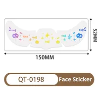 New Arrival Laser Halloween Freckle Tattoo Sticker Waterproof Freckle Stickers Face Pasters Wansheng Dark Party Makeup Stickers sku image 6