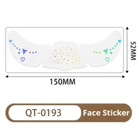 New Arrival Laser Halloween Freckle Tattoo Sticker Waterproof Freckle Stickers Face Pasters Wansheng Dark Party Makeup Stickers sku image 1