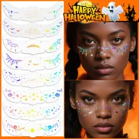 New Arrival Laser Halloween Freckle Tattoo Sticker Waterproof Freckle Stickers Face Pasters Wansheng Dark Party Makeup Stickers main image 1